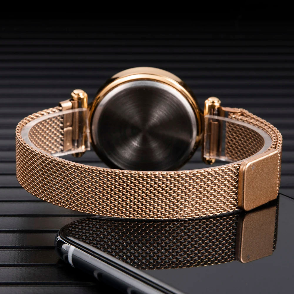 2023 Luxury Women's Watches Rose Gold Stainless Steel Ladies