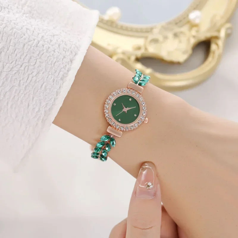 Best Selling Products 2023 New Simple Women's Feather Bracelet Watch