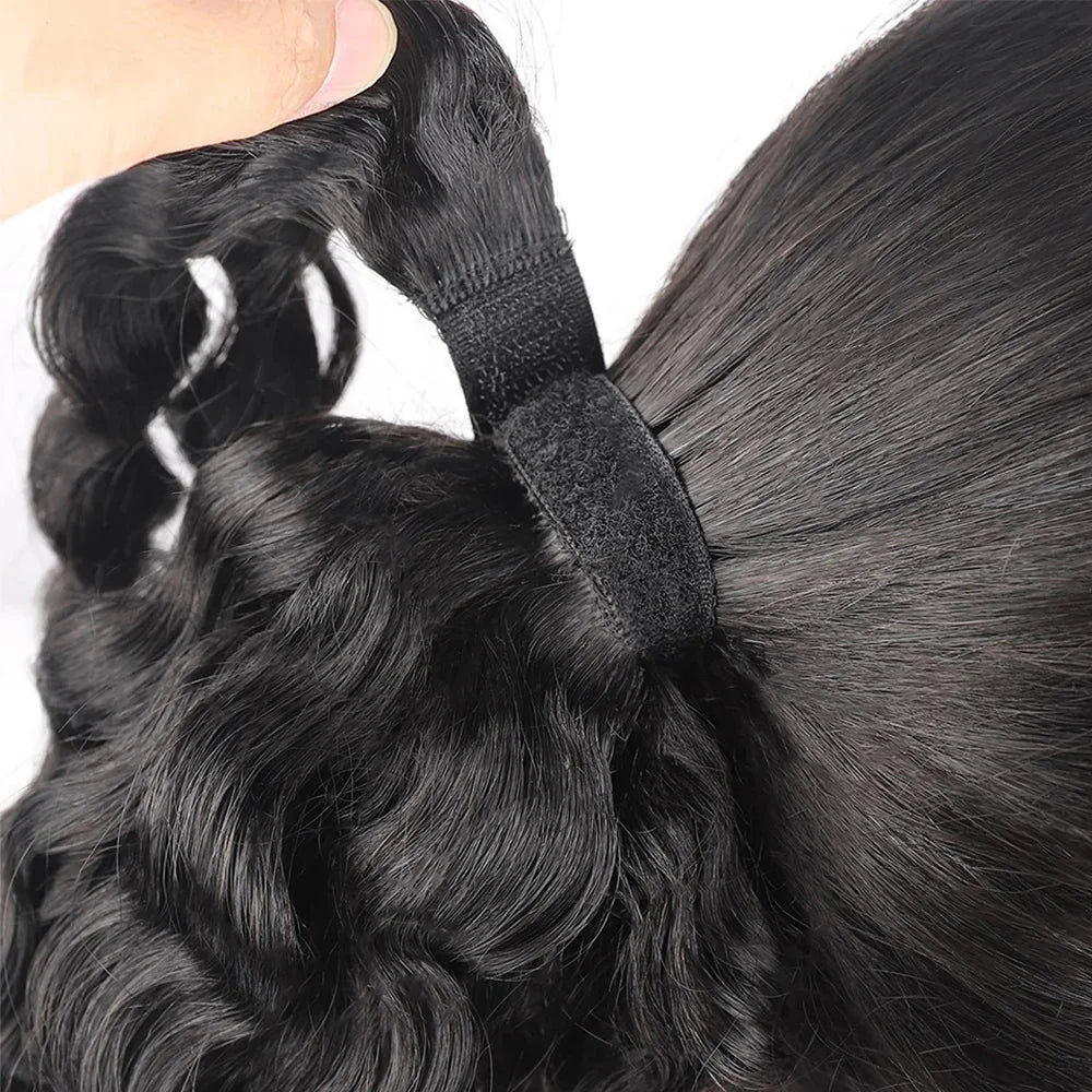 Body Wave Ponytail Brazilian Human Hair Extension 16 to 26 Inches