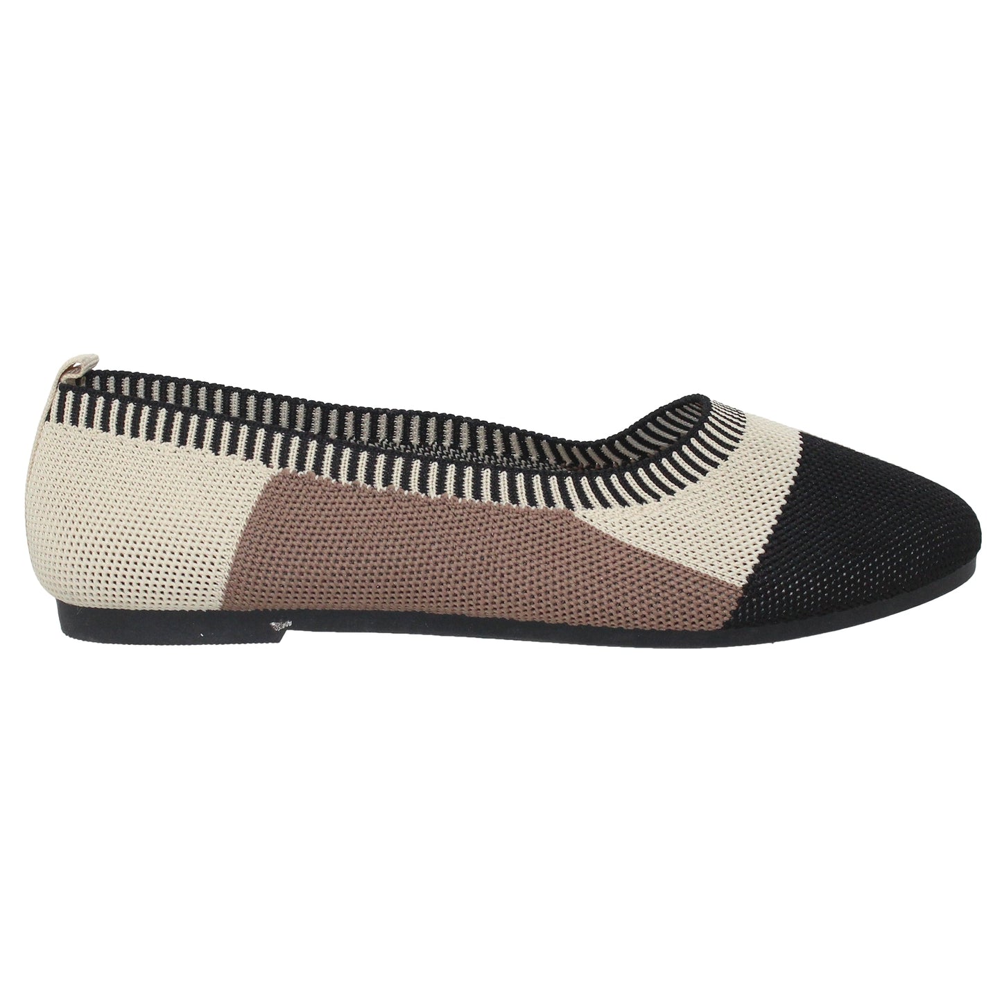 SOBEYO Women's Ballet Flats Sweater Soft Rubber Sole Slip On Casual