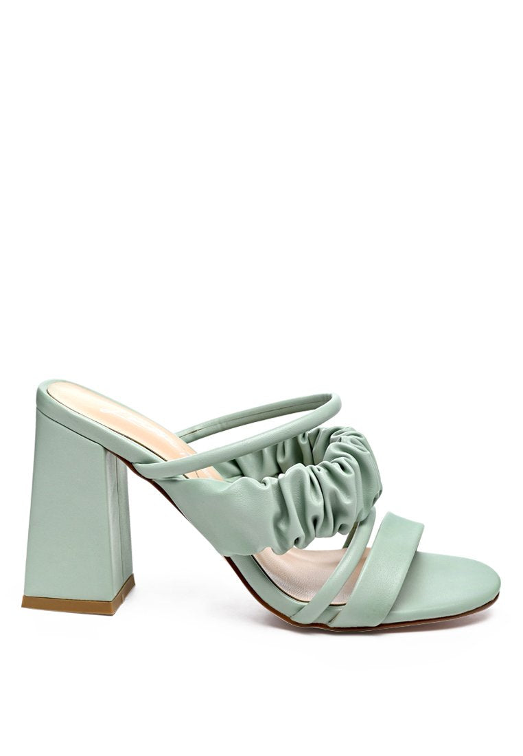 genesis block heel strappy sandals