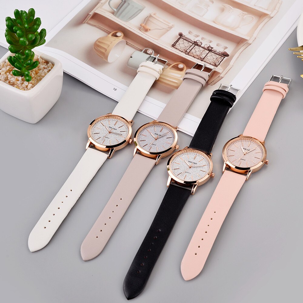 Women's Leather Bracelet Watch | Women's Watch Leather Straps -