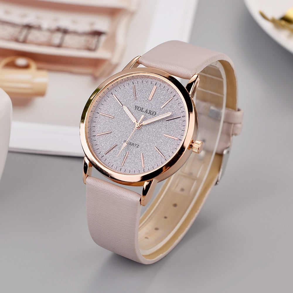 Women's Leather Bracelet Watch | Women's Watch Leather Straps -