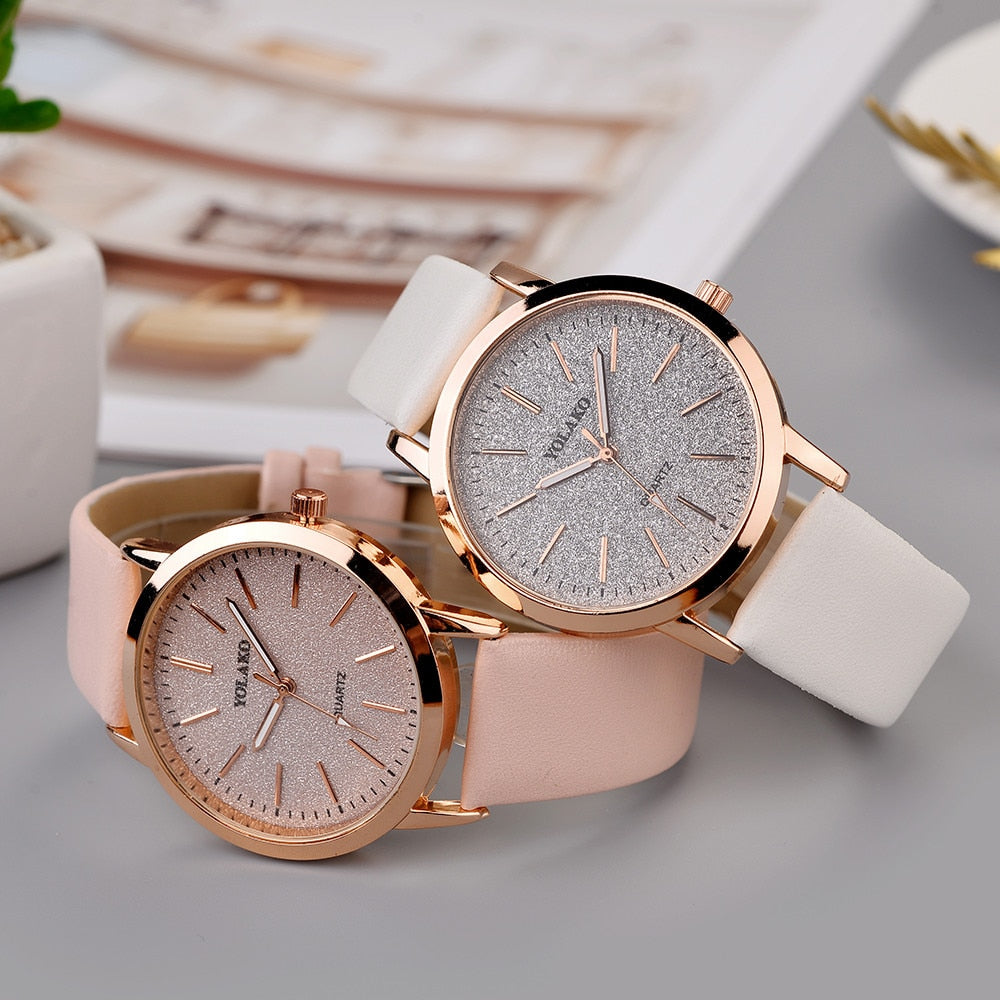 Women's Leather Bracelet Watch | Women's Watch Leather Straps -