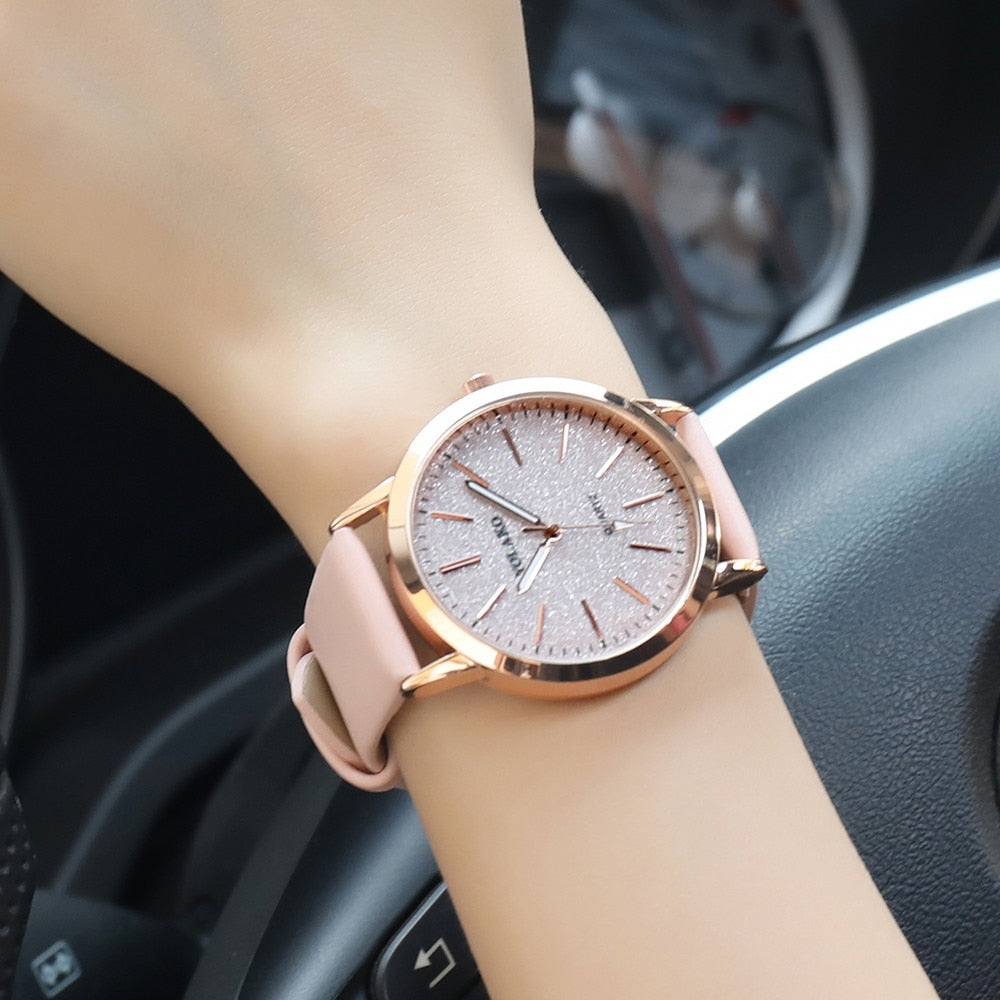 Women's Leather Bracelet Watch | Women's Watch Leather Straps -