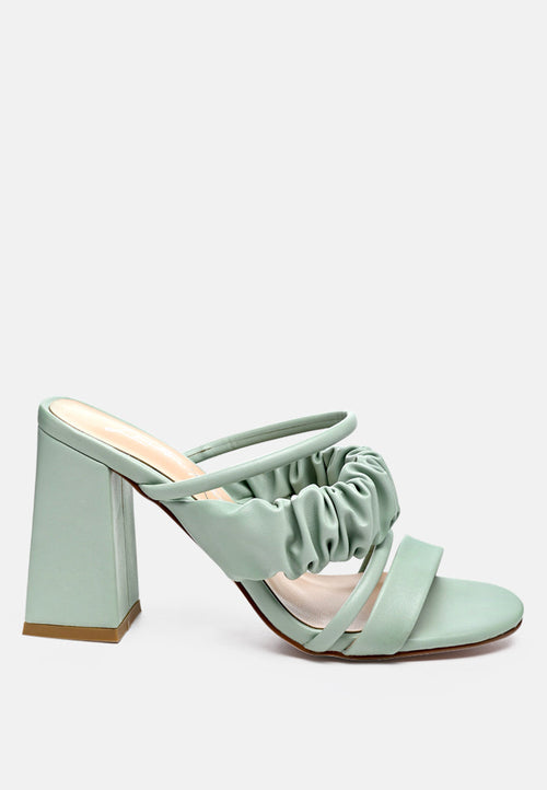 genesis block heel strappy sandals